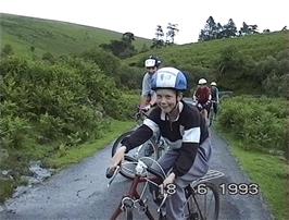 Nick Radmore on the path to the Avon Dam